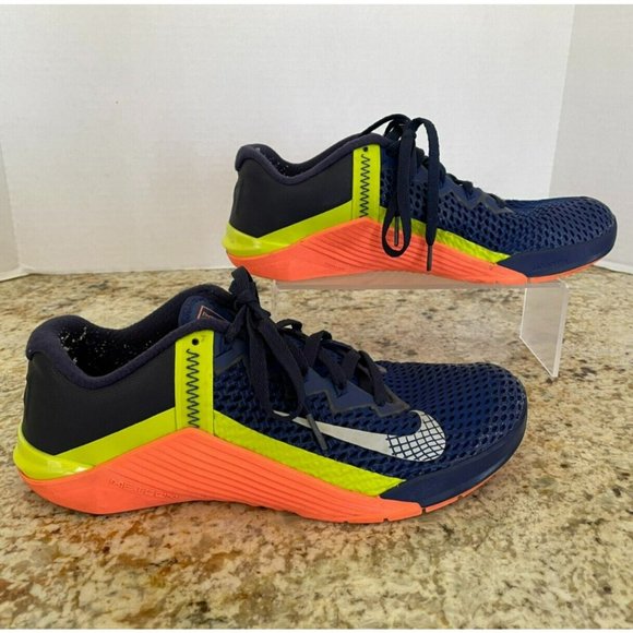 Size 10 - Nike Metcon 6 Deep Royal Blue MTLC Platinum - Picture 2 of 8